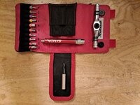 Silca tool kit showcasing ratchet and bits for detailed automotive work