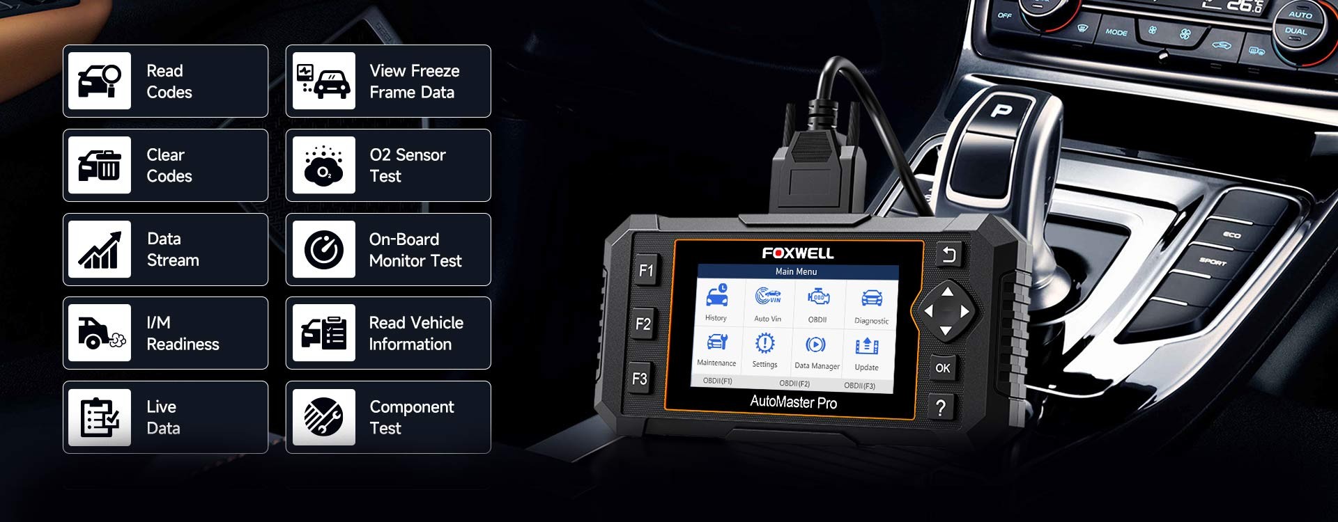 Basic OBD2 Car Scanner Functions | Foxwell