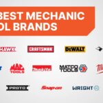 14 best automotive mechanic tool brands listed with logos.