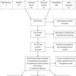 Flow diagram of selected articles included in review