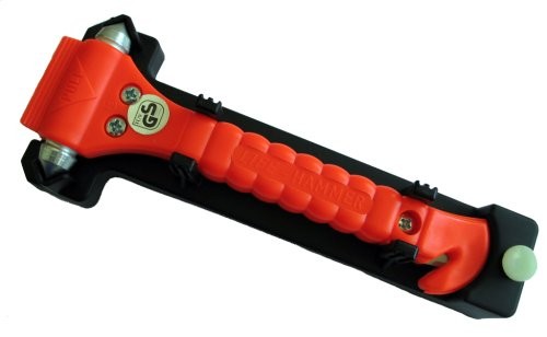 LifeHammer emergency tool for car escape.