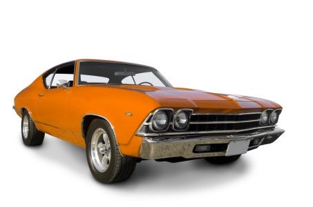 Classic muscle car, relevant image for car dealers considering Craigslist posting tools.