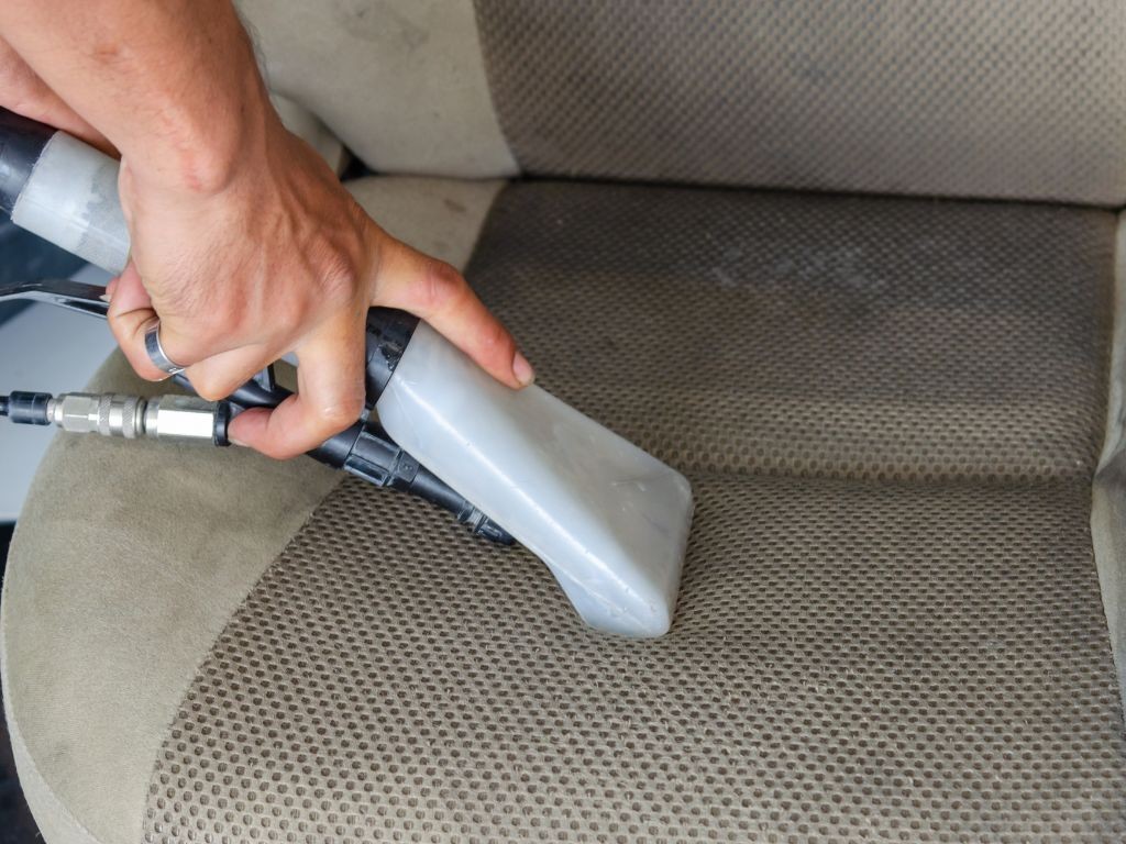 vacuum pet hair from car seat